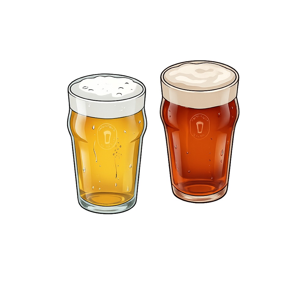 Cartoon-Bier