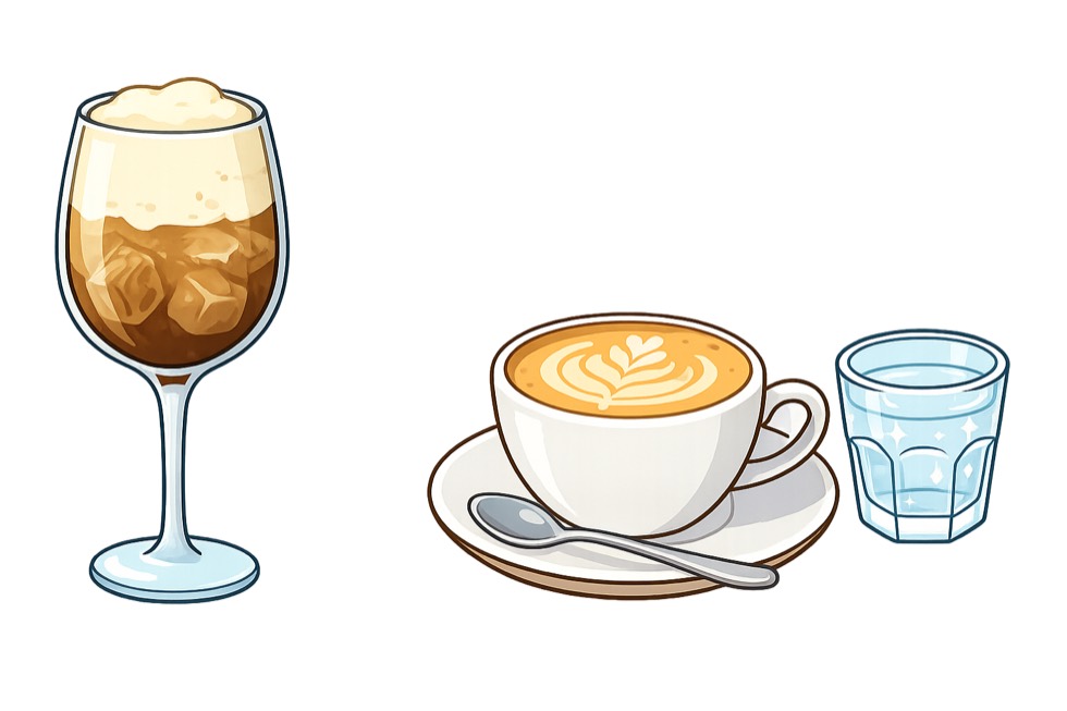 Kaffee und Cappuccino
